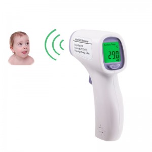เครื่องวัดอุณหภูมิอินฟราเรดแบบดิจิตอลคริสตัลเพื่อสุขภาพสำหรับอุณหภูมิร่างกายของทารก